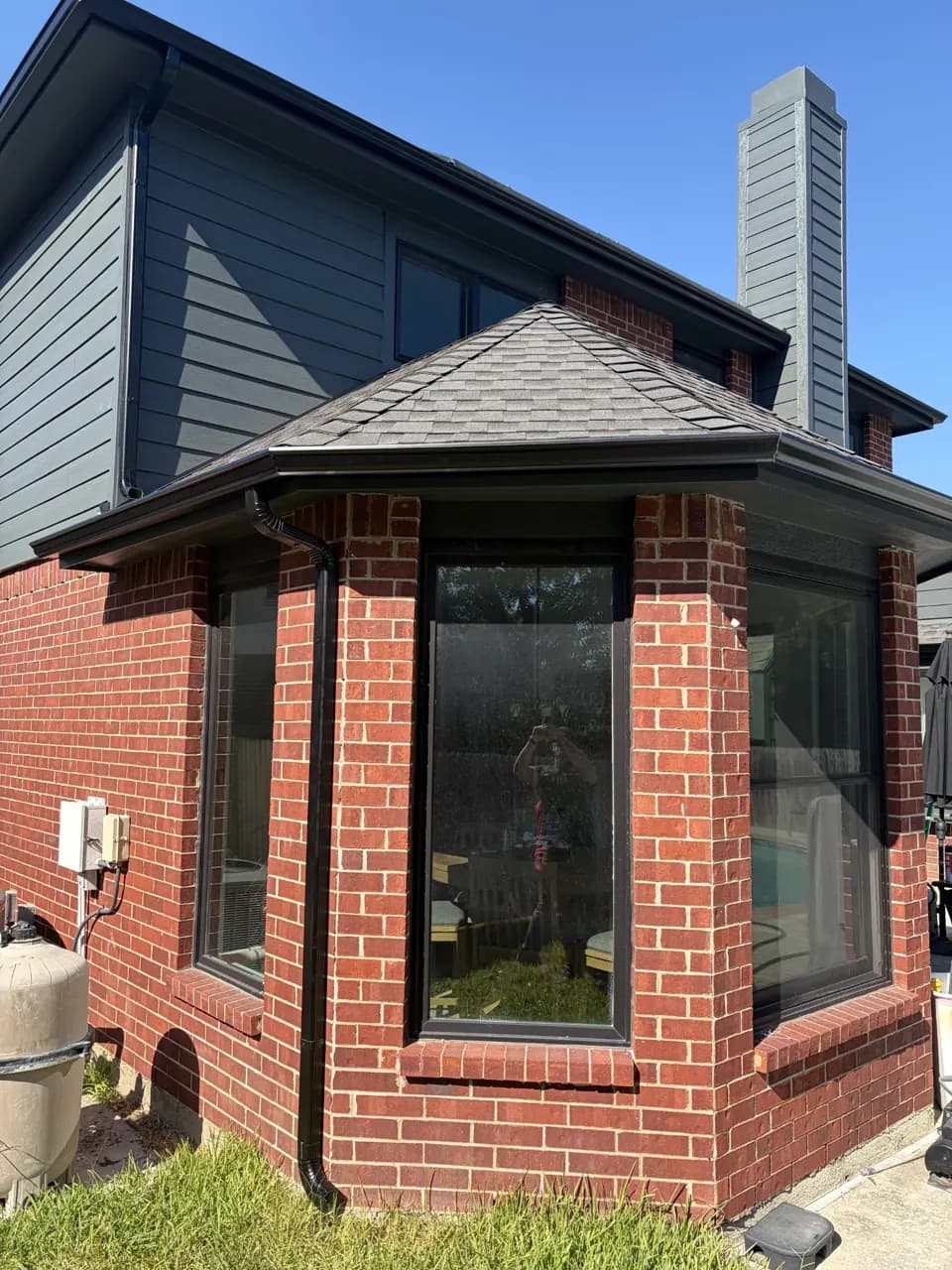 Front porch and roofline detail by Rugged American Exteriors
